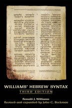 Williams’ Hebrew Syntax (3rd Edition)