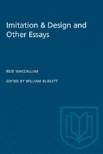 Imitation & Design and Other Essays