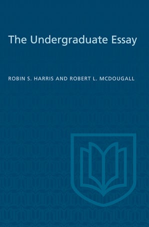 University of Toronto Press - The Undergraduate Essay
